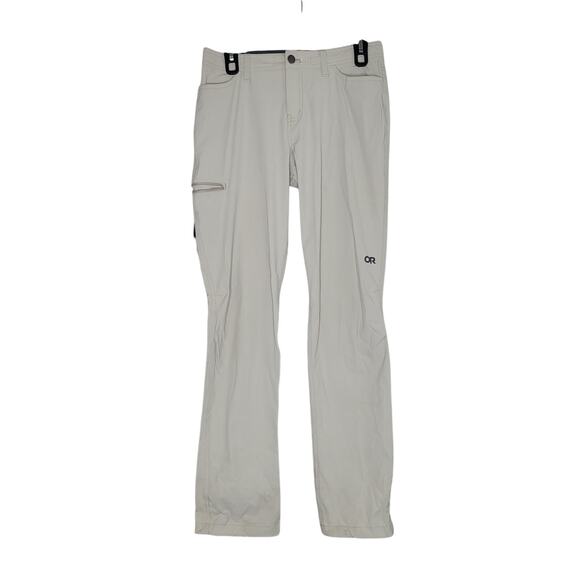 Outdoor Research Pants - Outdoor Research Ferrosi Pants Womens Size 4 Beige Hiking Climbing UPF 50+ FLAWS